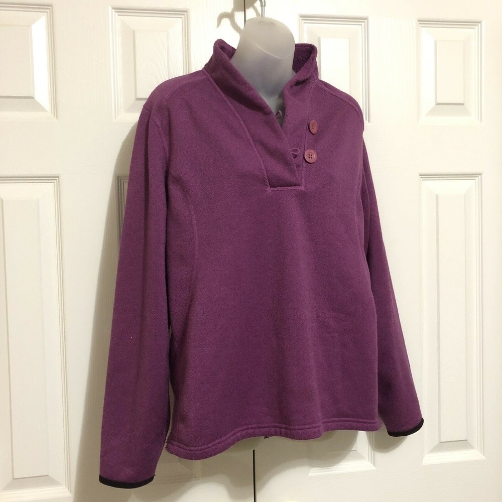 The North Face SweatShirt XL Purple Pullover Fleec